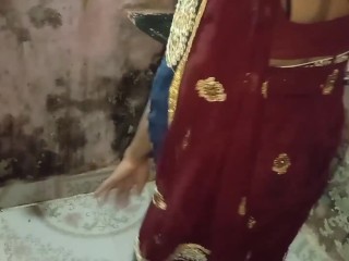 Indian girl saree sex with boyfriendat home