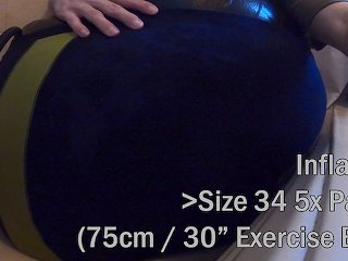 Wwm - Size 34 5X Pants With Exercise Ball Inflation