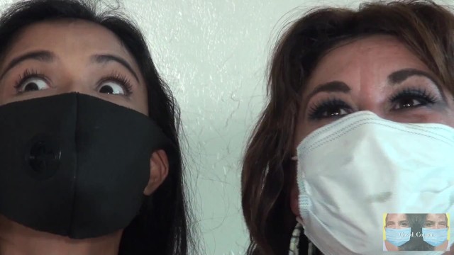 Eyelashes Fluttering and Smoking Through Our Masks During Covid 31