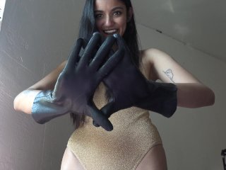 Trying On Leather Gloves - Safe_for Work?