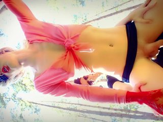 Wild Sissy Training Outdoor, Cum! My Slut!