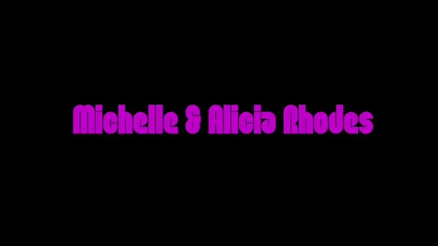 Blondes Michelle Thorne Alicia Rhodes rip tights eat pussy and fuck double ended big black cock toy - Alicia Rhodes, Michelle Thorne