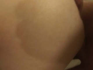 My tiny young GF letting me try outher ass_POV