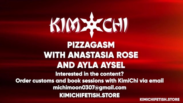 Pizzagasm with Anastasia Rose and Ayla Aysel - Food Fetish Preview