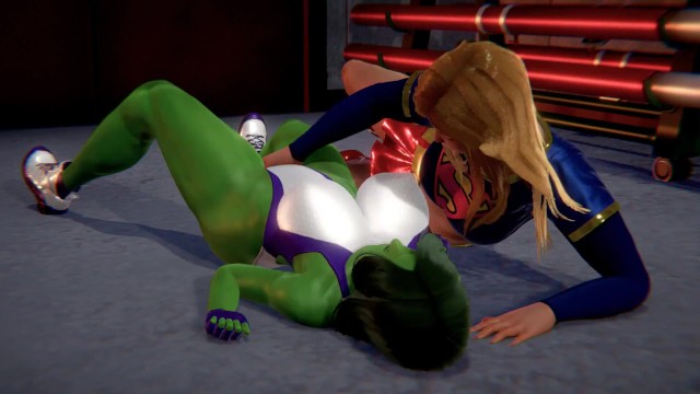 Futa - Anal - Supergirl x She Hulk