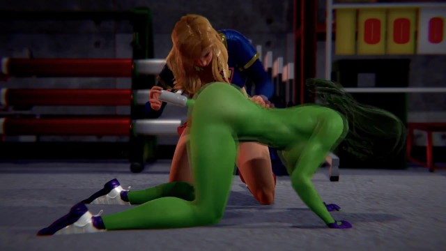 Futa - Anal - Supergirl x She Hulk