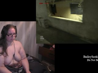 Naked with Vibrator Outlast_Play Through Part 1