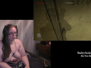 Naked with Vibrator Outlast Play_Through part 1