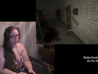 Naked with Vibrator Outlast PlayThrough part 1