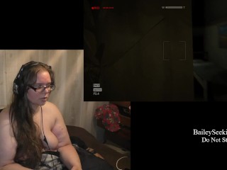 Naked with_Vibrator Outlast Play_Through part 5