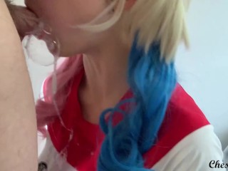 Who knew Harley Quinn had DD tits and could_deepthroat!? - ChessieRae