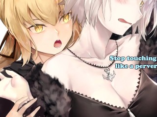 Suffering the consequences with Jeanne/ArtoriaAlter Part2(FGOHentai JOI)Femdom, Sounding, Assplay)