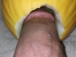 Big Dick Fucking Watermelon (Canari) Close Up