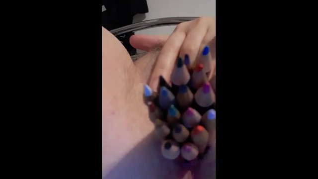 How many pencils can I get in my pussy 11