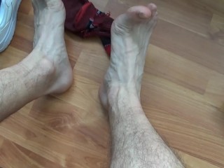 Dirty verbal slave with feet fetish full new...