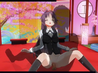 3D HENTAI Konno_Yuuki loves cum in her pussy