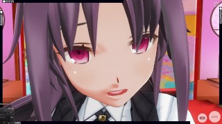 Online 3D HENTAI Konno Yuuki Has A Thing For Cum In Her Pussy