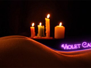 Growing Passion In The Candlelight. Oil Massage And Ton Of Cum — Violet Candle