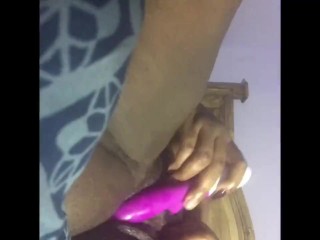 Phat Ass and Juice Pussy BBW pleases herself with two toys.Kegel in and out of juicy_pussy!