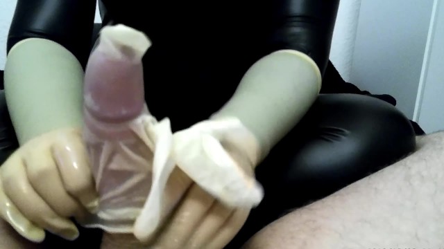 640px x 360px - Milking in a White Latex Glove - Pornhub.com