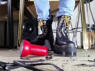 Lamp Crushing with Doc_Martens Sinclair Hi_Max Boots