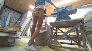 Floating Metal Table part 4p3.3 - Woodworking Day 3 short cut 3 (music Be my lover)