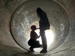 Voyeur Bbc Worship Aggressive Blowjob Public