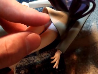 制服メガネっ娘フィギュアに大量顔射ぶっかけオナニー【ハートキャッチプリキュア月影ゆり（キュアムーンライト）】