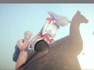 Ai Syoujyo [3D Porn Game] Ep.19 The Slutty Maid Plays With The Spanish Donkey