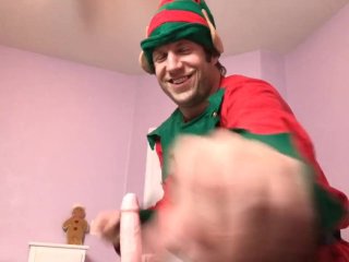 Pov Angry Elf Slaps & Tickles Santa's Dick