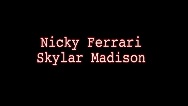 Mexican Cougar Nicky Ferrari Tongue Fucks Hot Skylar Madison - Nicky Ferrari, Skylar Madison