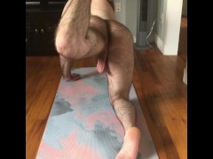 Mens nude yoga