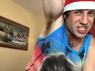 Joi: All U Get 4 Xmas Step-Bro Are My Hairy Pits