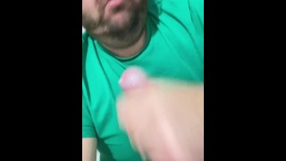Husband Is Being Woken Up By Sucking His Large Cock