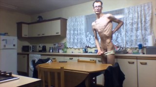 Hot Compilation Of A Very Skinny Teen Flaunting His Ribs And Stroking His Juicy Cock