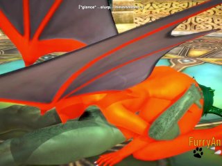Pokemon Furry Hentai 3D Yiff - Charizard Girl Is FickedBy Human Dragon