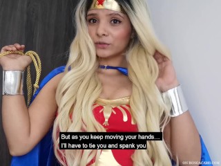 Strong JOI given by the Wonder Woman! You'll have to obey_Part 1. (ES - SUB ENG)