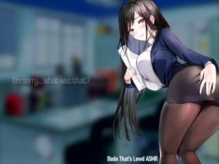 The Buttslut Secretary Can't_Be This Lewd! (Anal ASMR)