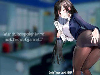 The Buttslut Secretary Can't Be This Lewd! (Anal ASMR)
