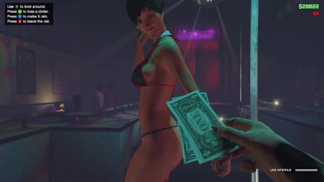 INFERNUS POLE DANCING IN STRIP CLUB