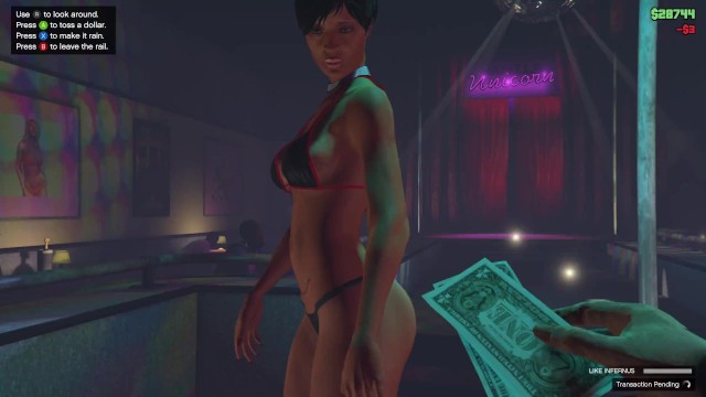 INFERNUS POLE DANCING IN STRIP CLUB