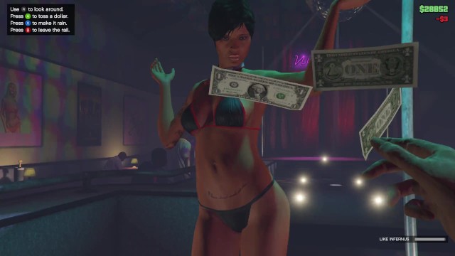 INFERNUS POLE DANCING IN STRIP CLUB