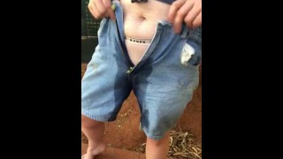 Outdoor Vocal Desperation Resulted From Pissing My Denim Shorts And Bonds Panties
