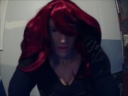 Tight Playmate Pt3! Putting on my new red wig! on my female mask Playmate ;3 Latinmajosexybigcock1
