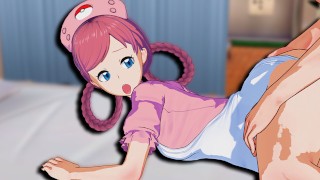 Porno sexo caliente - Pokemon Enfermera Alegría 3D Hentai