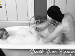 Bath time pampering for Lady Dalia and a golden reward for slave!