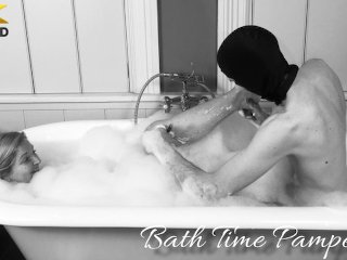 Bath Time Pampering For Lady Dalia And A Golden Reward For Slave!