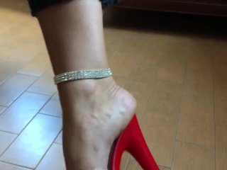She Want toWear Her Shoes Covered with_Cum. Shopelay with Heels,Feet, Long Toenails (fan Request)