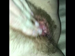 Treating My HairyPussy To_A New Clit Sucking Toy