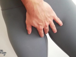 Cummingin My Panties After Stretching in MyYoga Pants - Best Camel toe